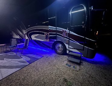 Undercarriage LEDs supplement the already ample lighting for enjoying your travels outside the RV at night at fair market value