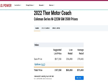This for sale by owner Thor motor coach is an absolute steal with how little use it has seen and its pricing at fair market value