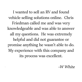 sell my rv fast at RV blue book value no commissions
